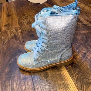 Bling combat boots